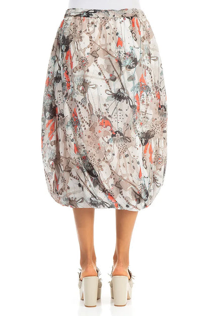 Savannah Tulip Silk Cotton Skirt 2
