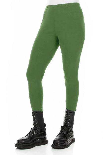 Shamrock Green Cotton Leggings