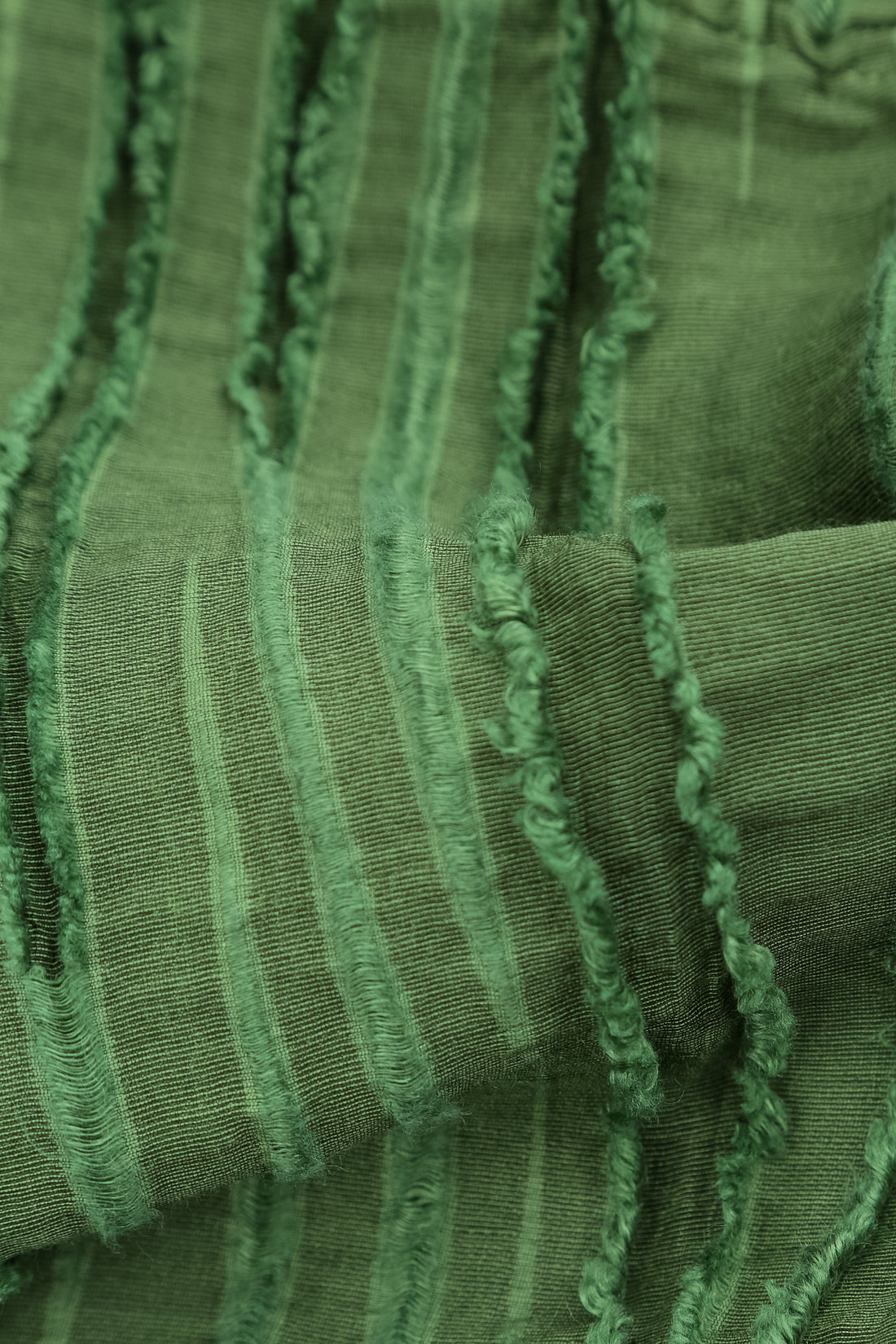 Shamrock Green Fray Weave Jacket 5