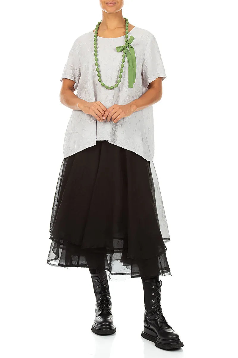 Shamrock Green Silk Fine Bead Necklace