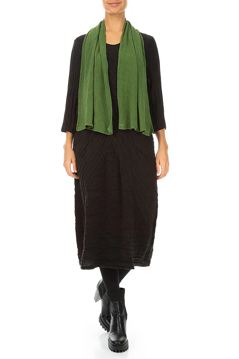 Shamrock Green Silk Viscose Scarf