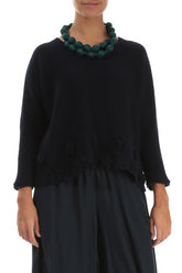 Emerald Silk Bead Necklace 3