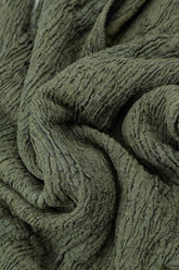 Short Forest Mist Textured Silk Linen Jacket 5