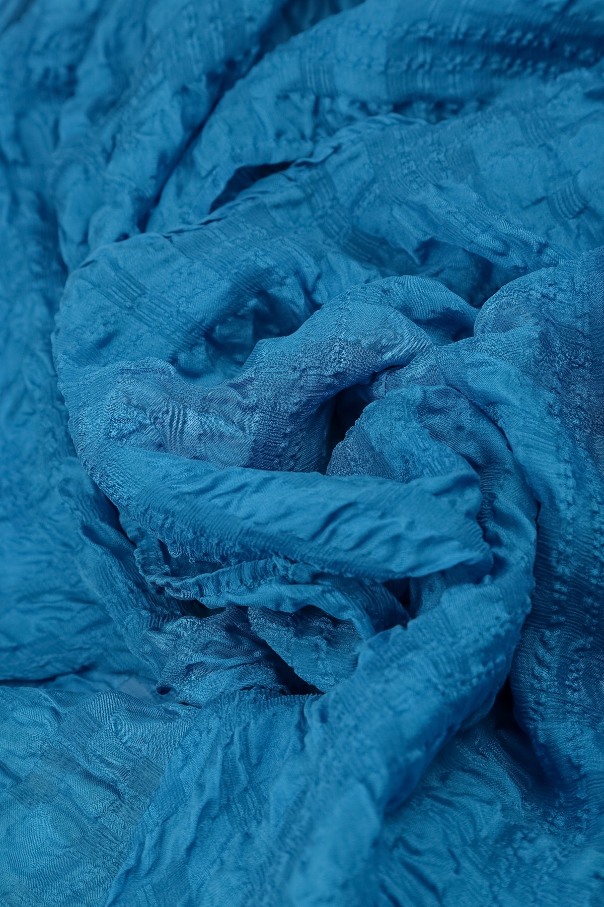 Short Sleeves Cobalt Blue Light Silk Maxi Dress 5