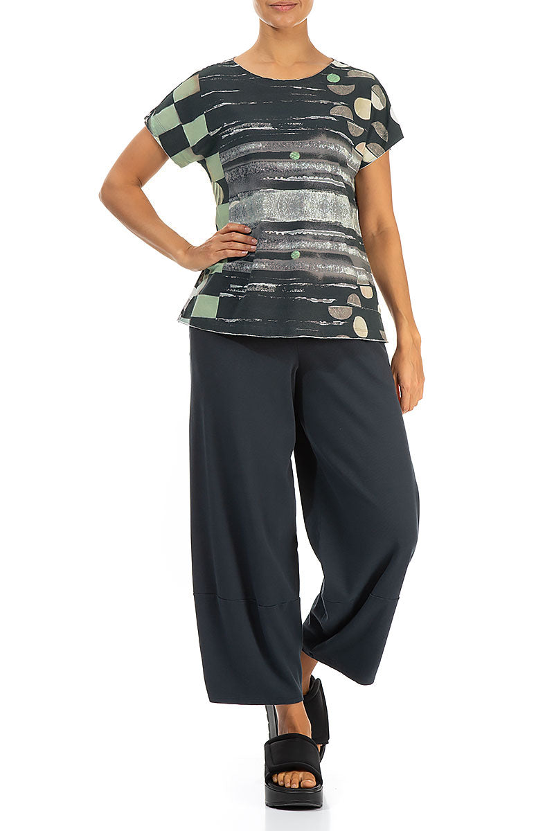 Short Sleeves Moonlight Cotton Top 3