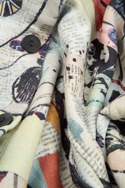 Side Pockets Artful Elements Cotton Jacket 5