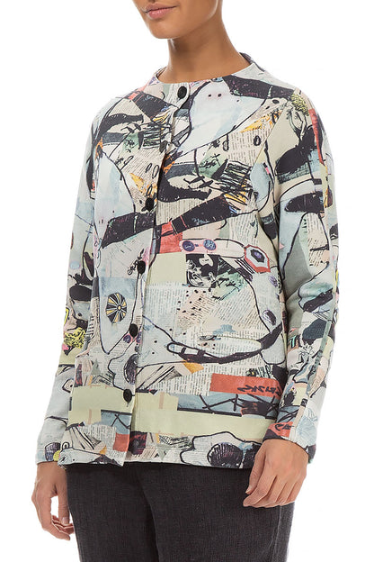 Side Pockets Artful Elements Cotton Jacket 3