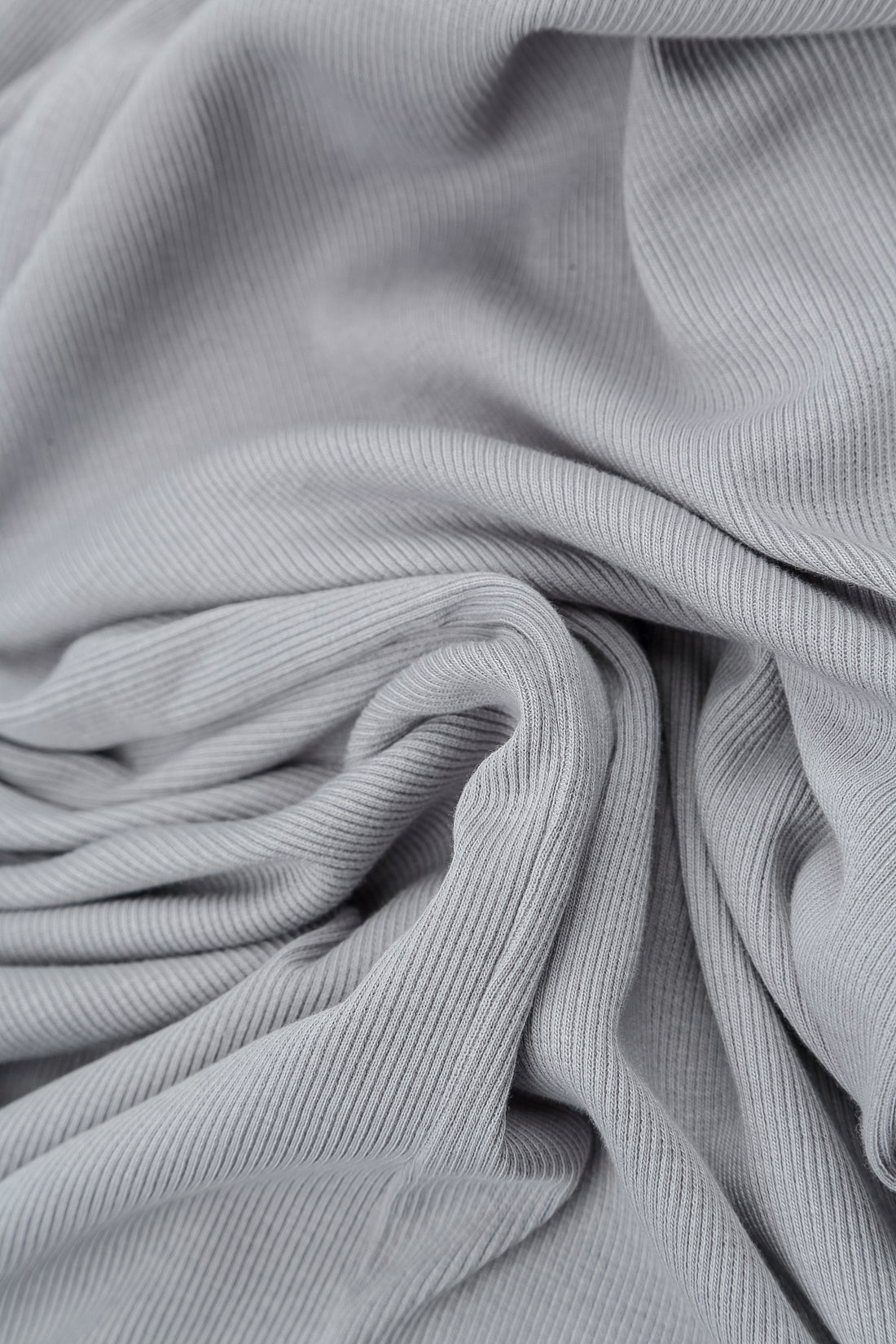 Side Tie Balloon Light Grey Cotton Dress 5