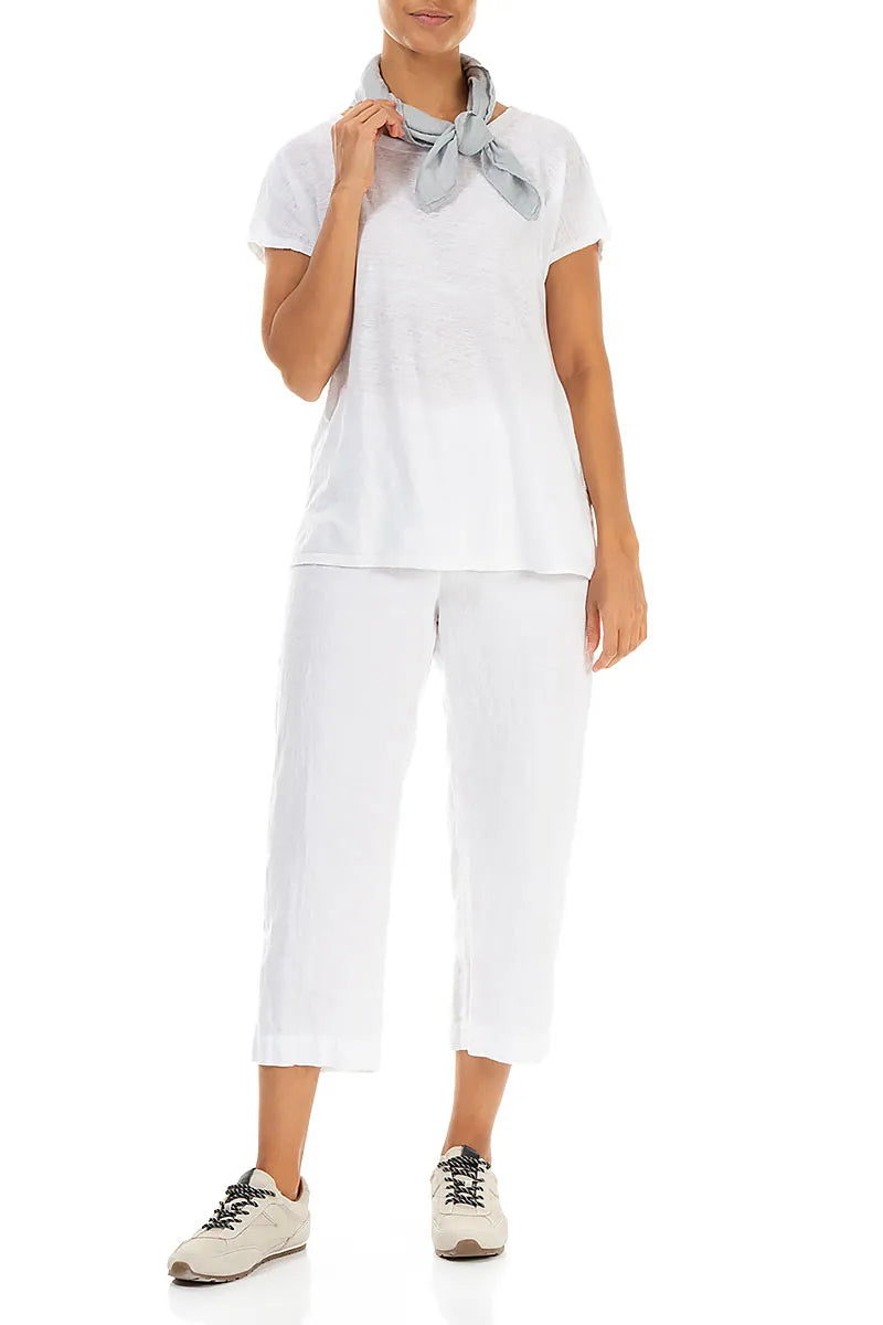 Silver Grey Gauze Linen Scarf 2