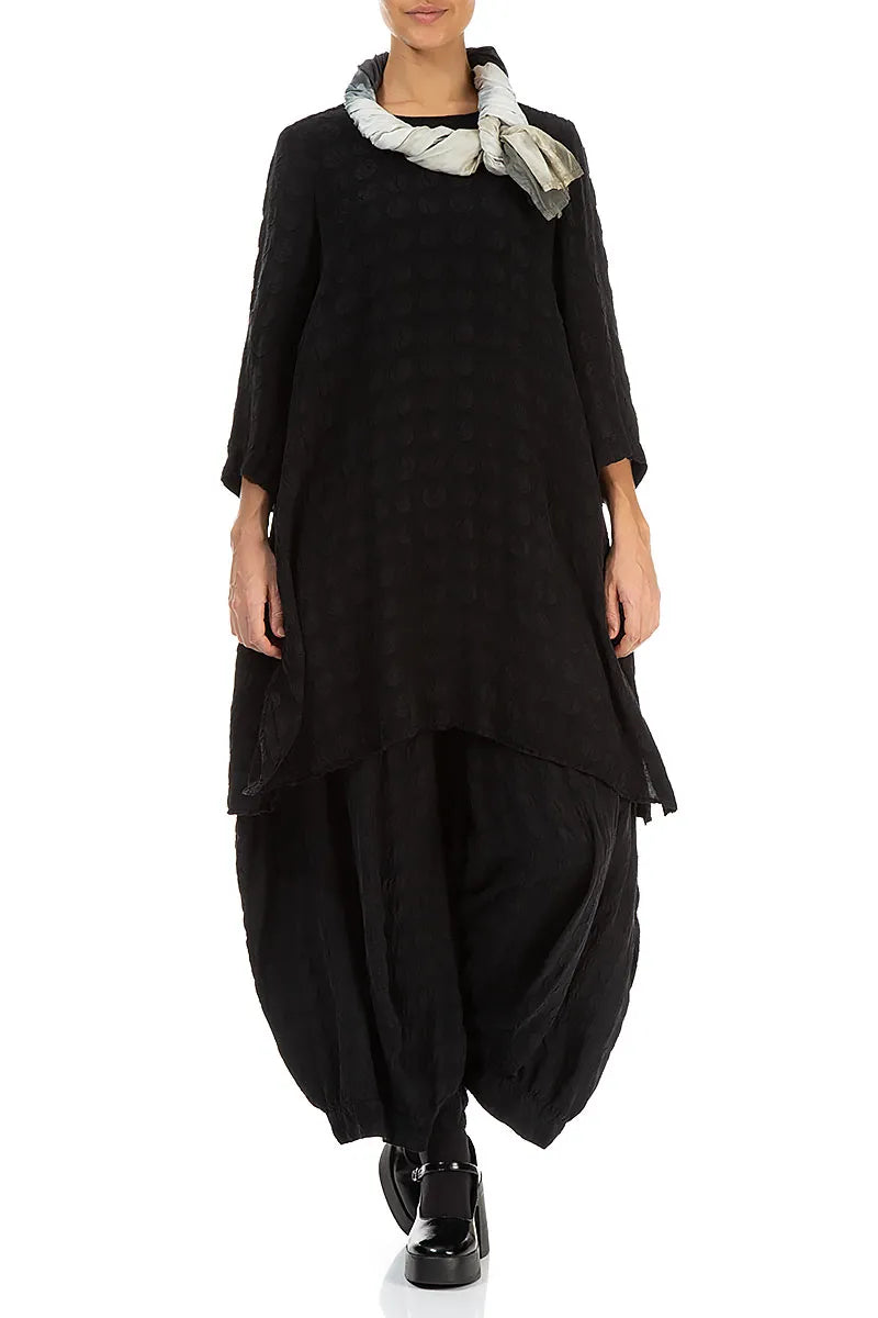 Silver Ombré Pure Silk Scarf 4