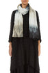 Silver Ombré Pure Silk Scarf 1
