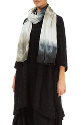 Silver Ombré Pure Silk Scarf 3