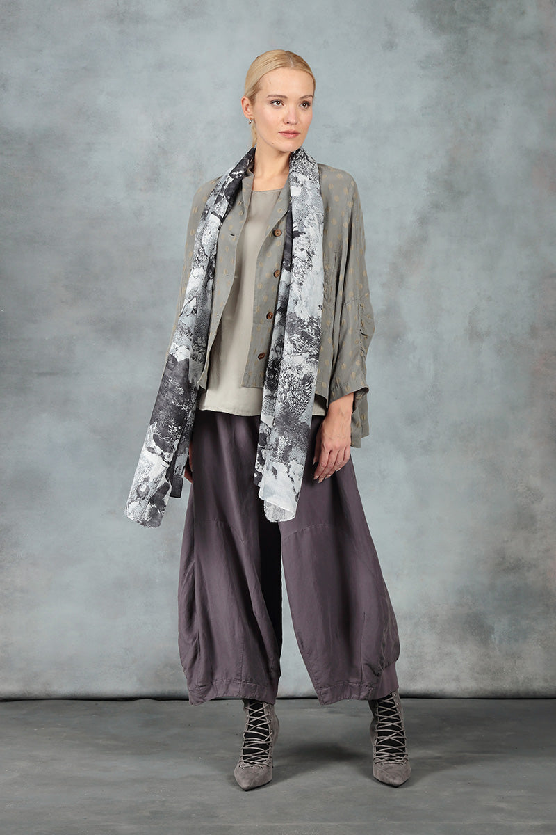 Silver Sage Dotty Silk Jacket 6