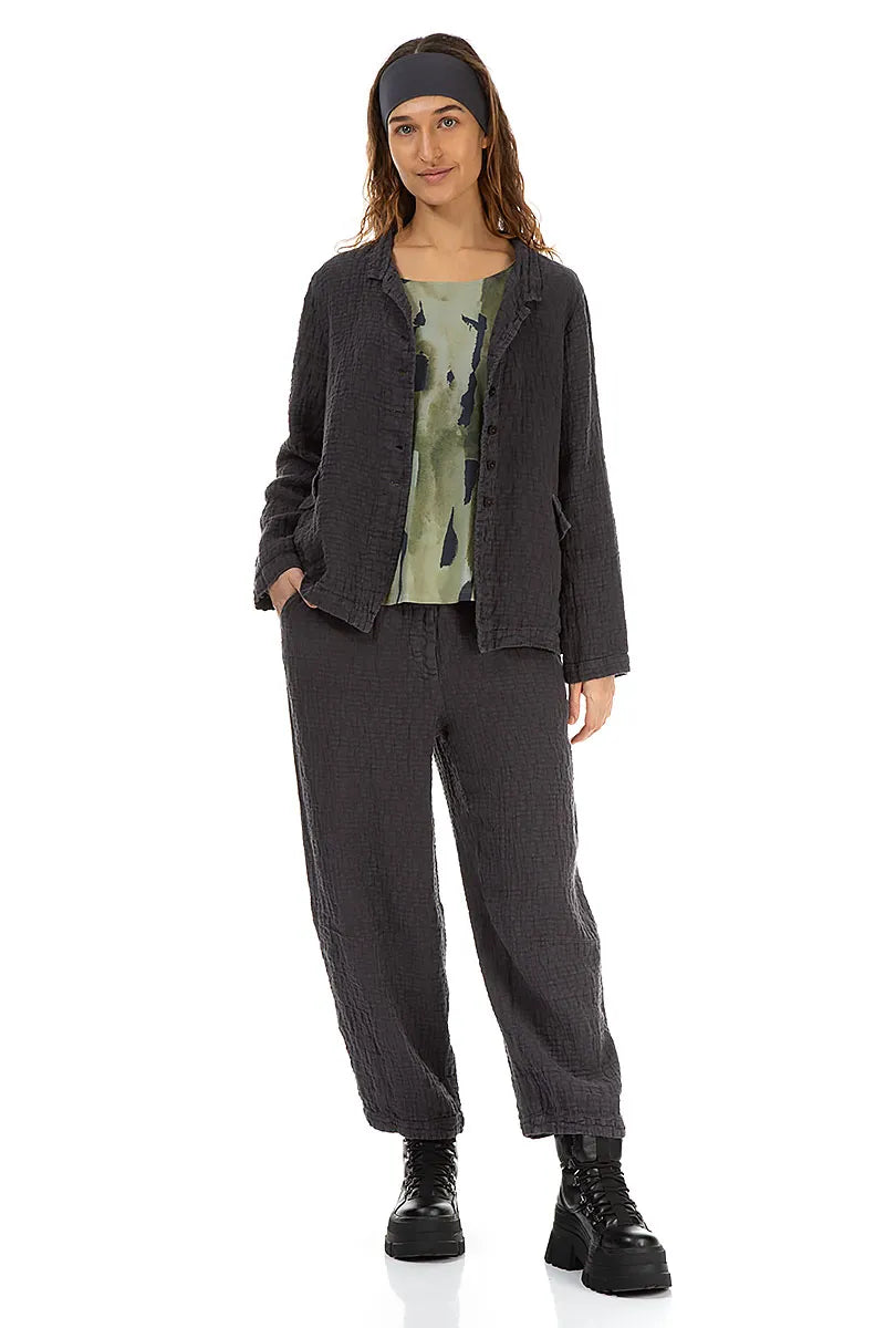 Slate Blue Cotton Headband 2