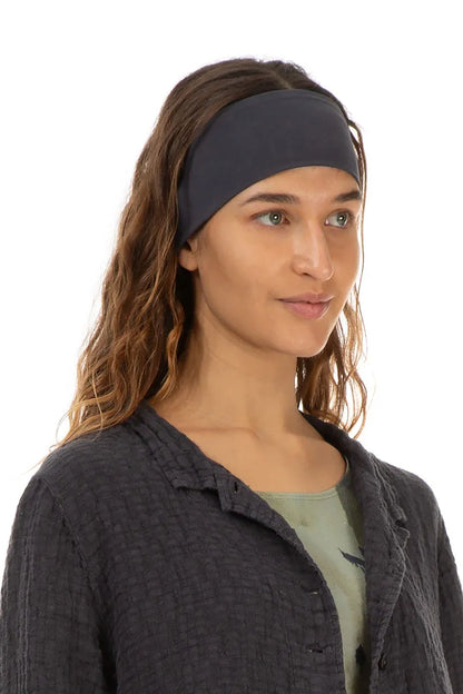 Slate Blue Cotton Headband 1