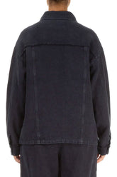 Slate Blue Heavy Linen Jacket 2