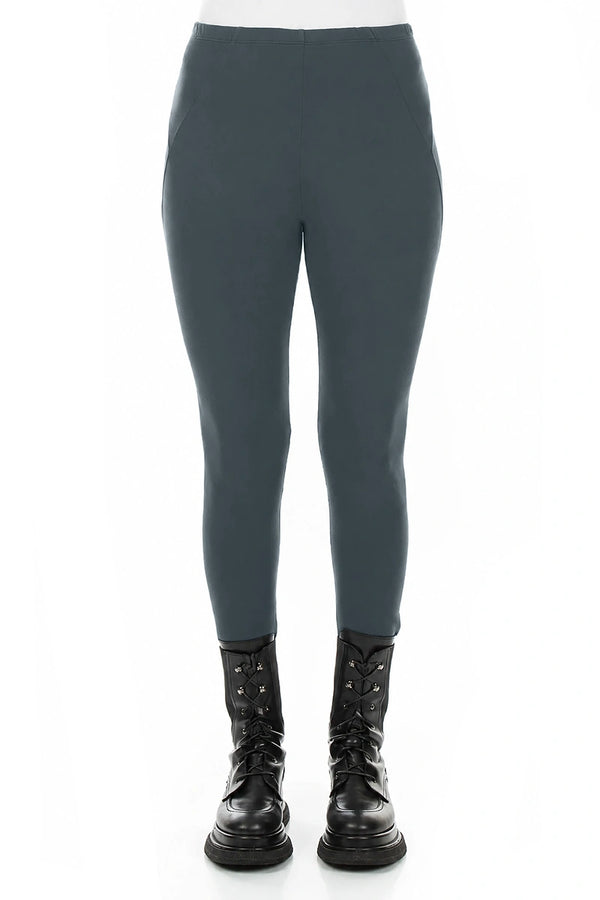 Slate Cotton Leggings