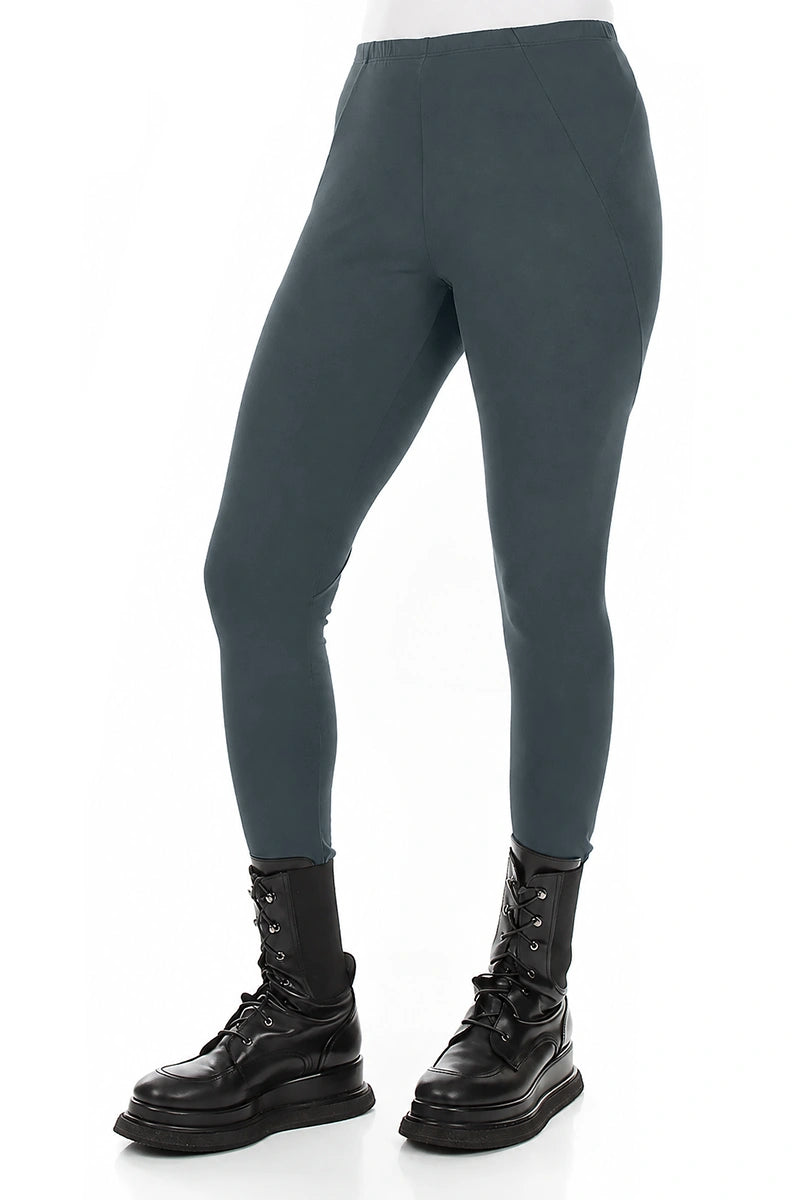 Slate Cotton Leggings