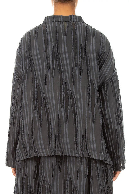 Slate Fray Weave Jacket