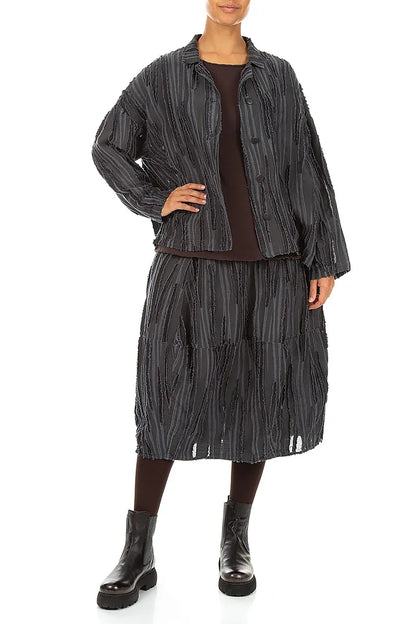 Slate Fray Weave Jacket