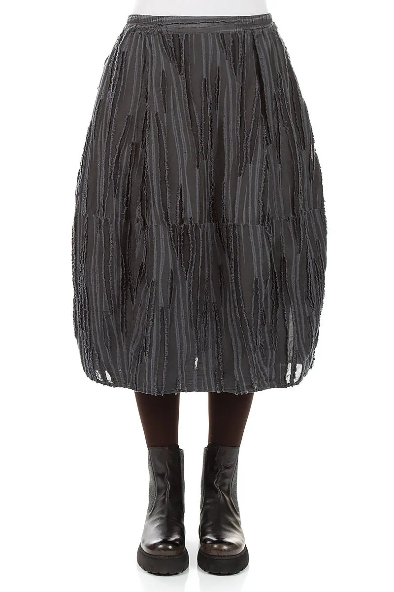 Slate Fray Weave Skirt 2