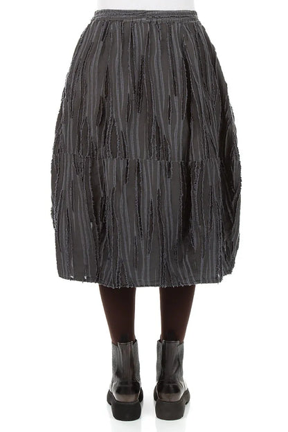 Slate Fray Weave Skirt