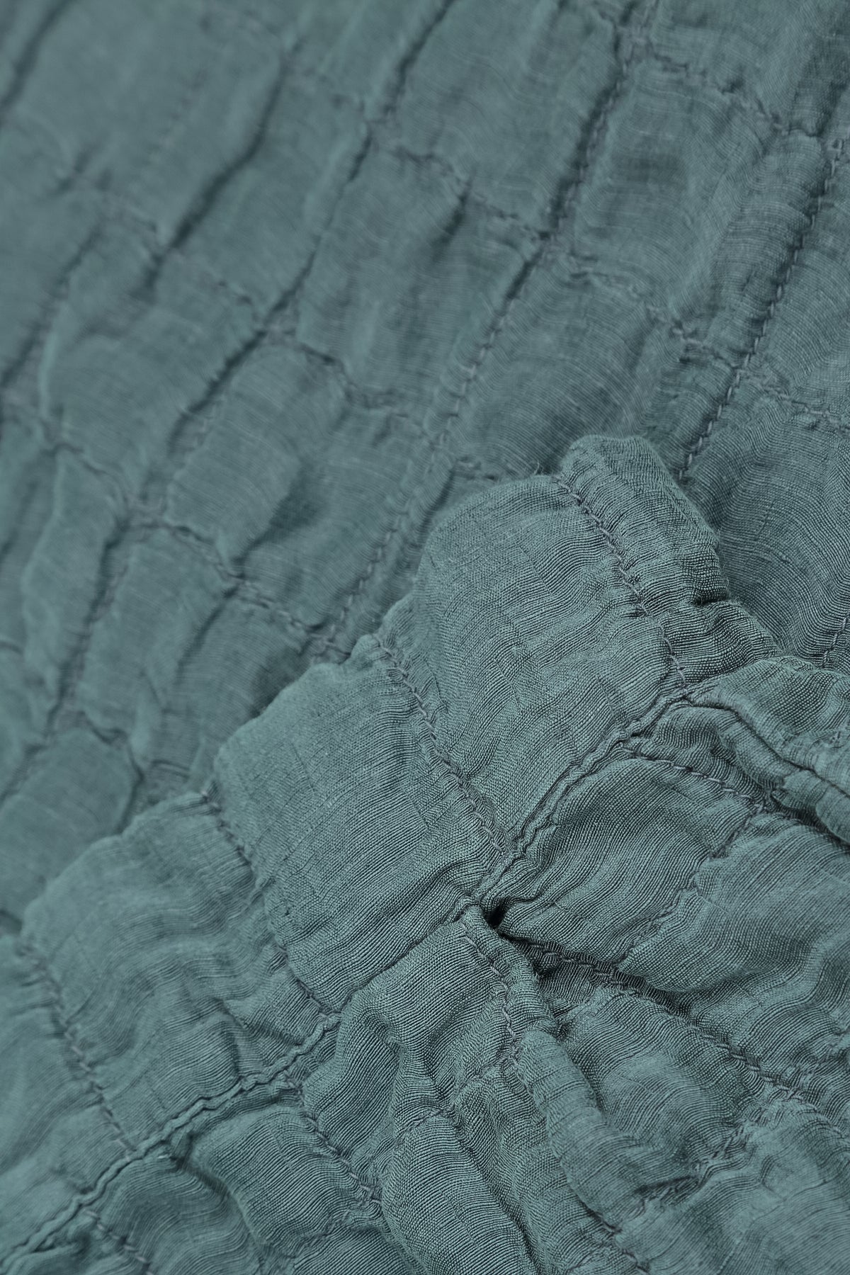 Slate Pleated Silk Linen Trousers 4
