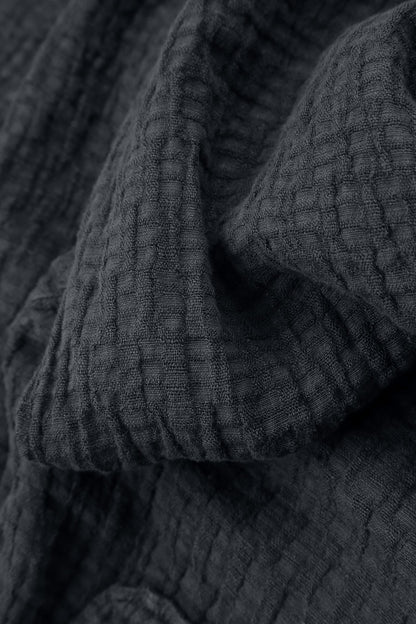 Slate Textured Linen Trousers