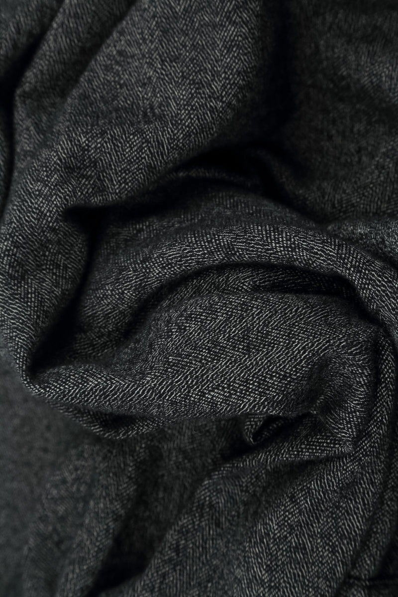 Sleeveless Charcoal Wool Dress 7
