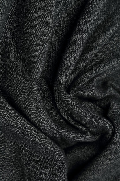 Sleeveless Charcoal Wool Dress 6