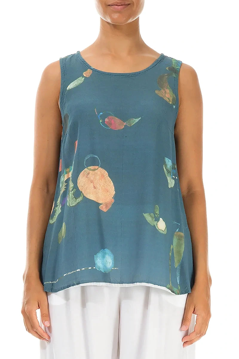 Sleeveless Fairy-Tale Viscose Top 1