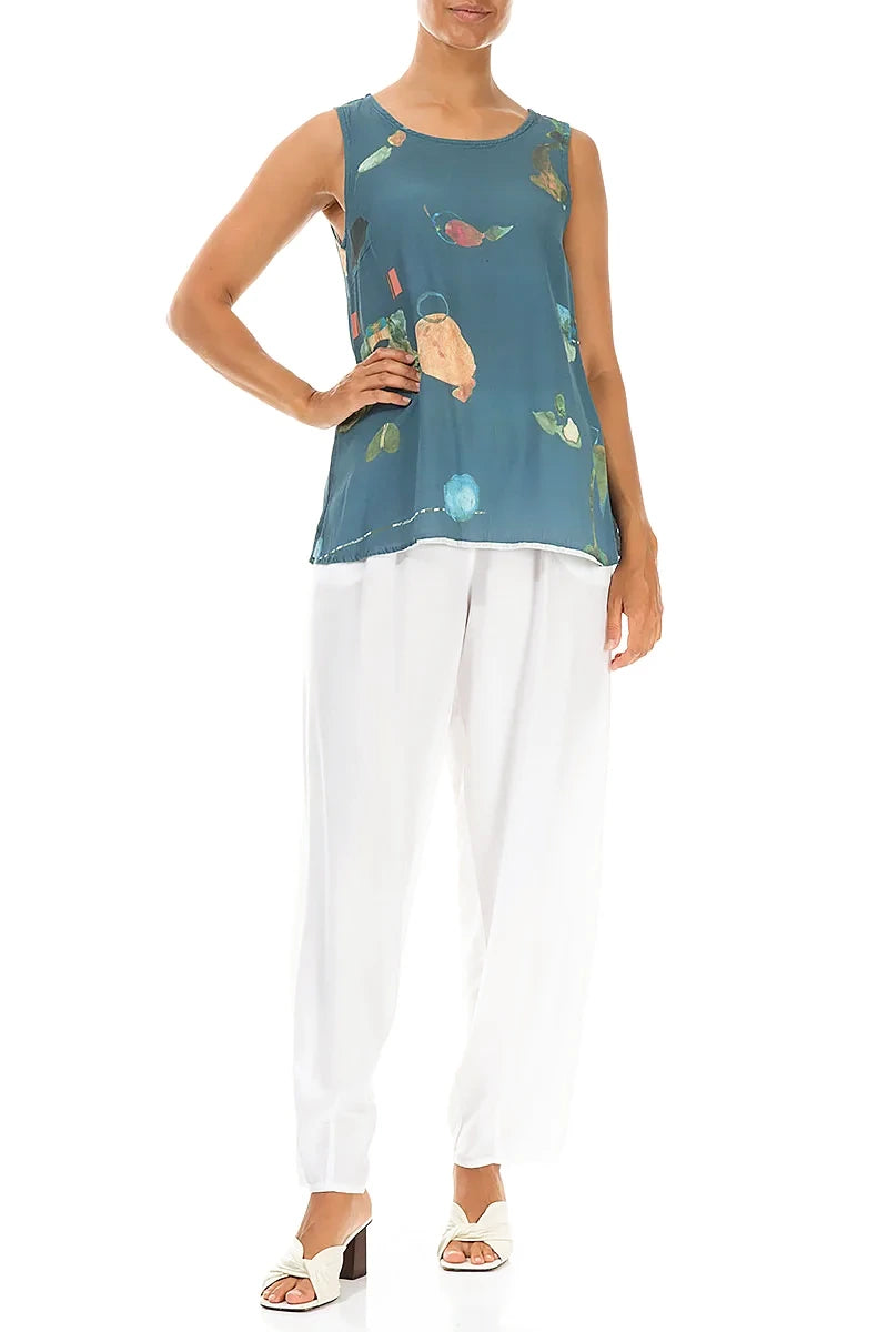 Sleeveless Fairy-Tale Viscose Top 4