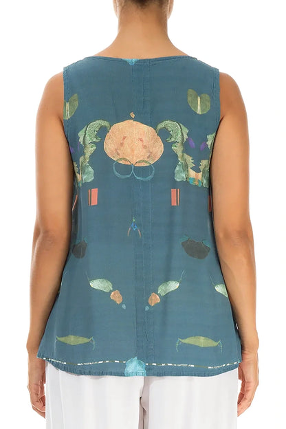 Sleeveless Fairy-Tale Viscose Top 2
