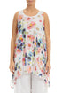 Sleeveless Flared Primrose Linen Tunic 1