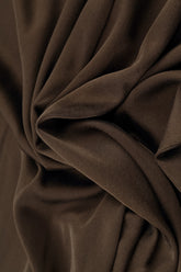 Sleeveless Forest Brown Silk Top 5