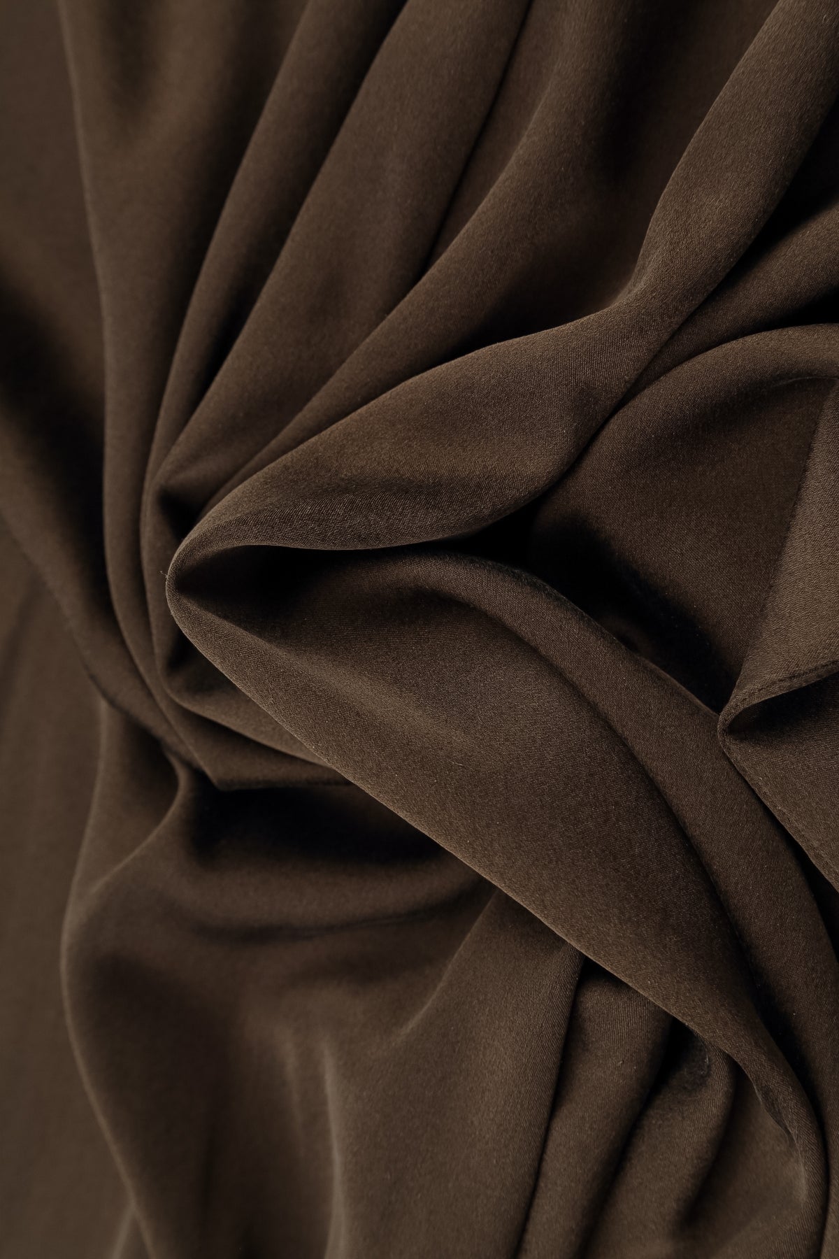 Sleeveless Forest Brown Silk Top 5