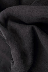 Sleeveless Graphite Heavy Linen Dress 6