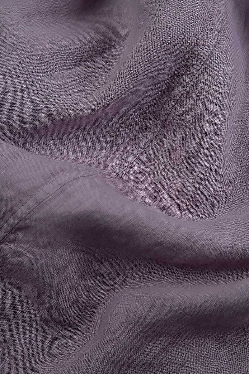 Sleeveless Lavender Linen Top 5