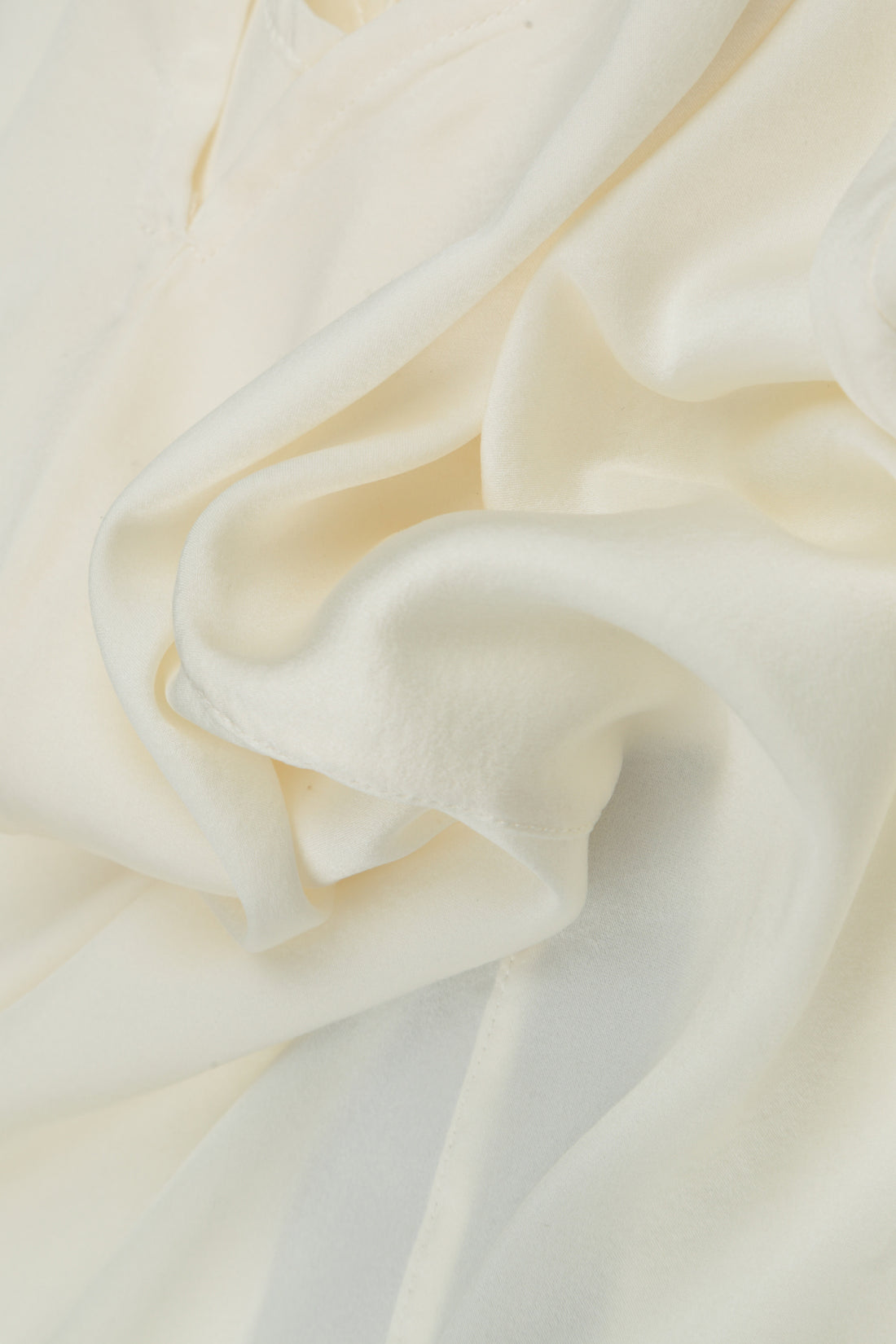 Sleeveless Off White Silk Top 5