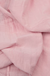 Sleeveless Ruched Side Powder Pink Silk Cotton Tunic 5