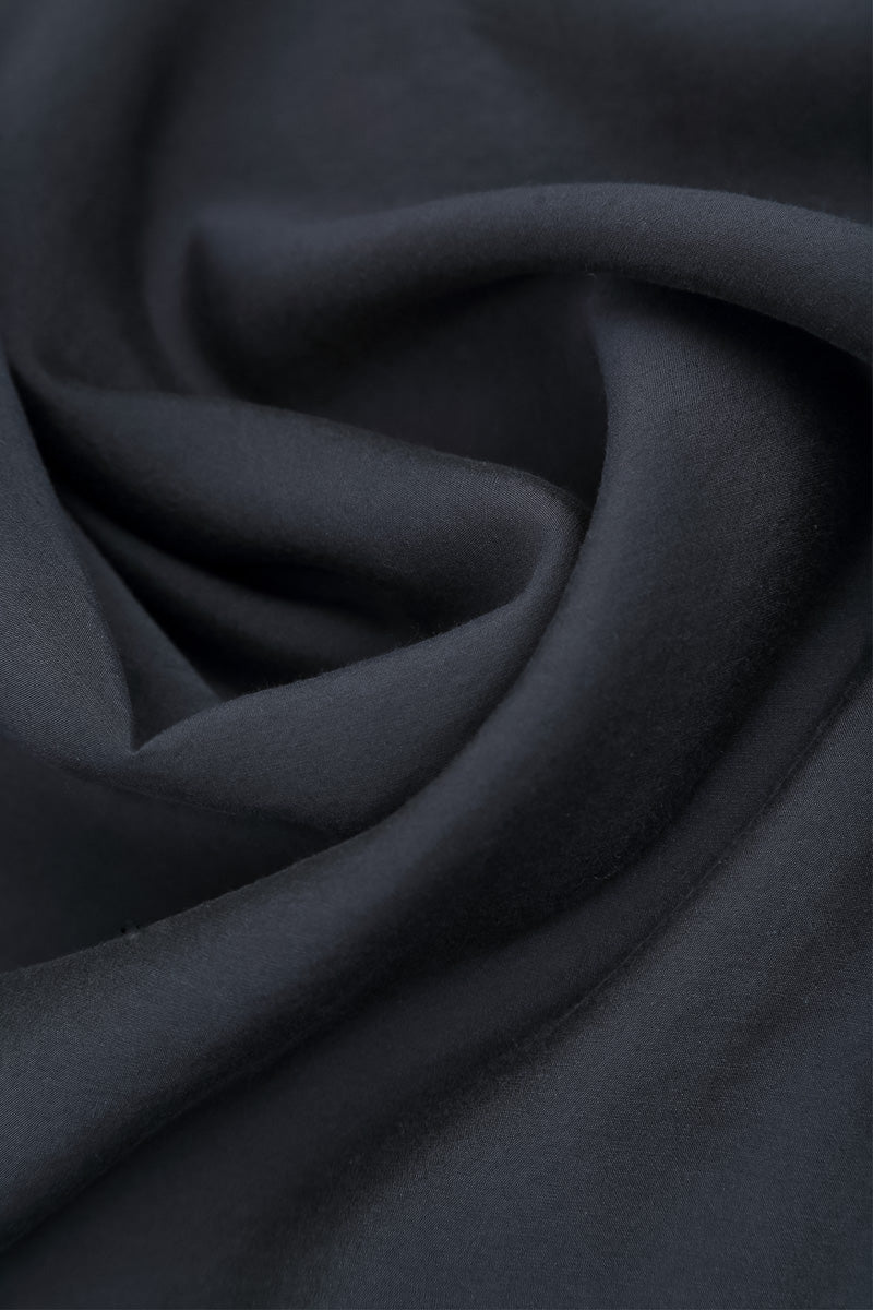 Sleeveless V-Neck Charcoal Silk Bamboo Top