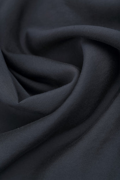 Sleeveless V-Neck Charcoal Silk Bamboo Top