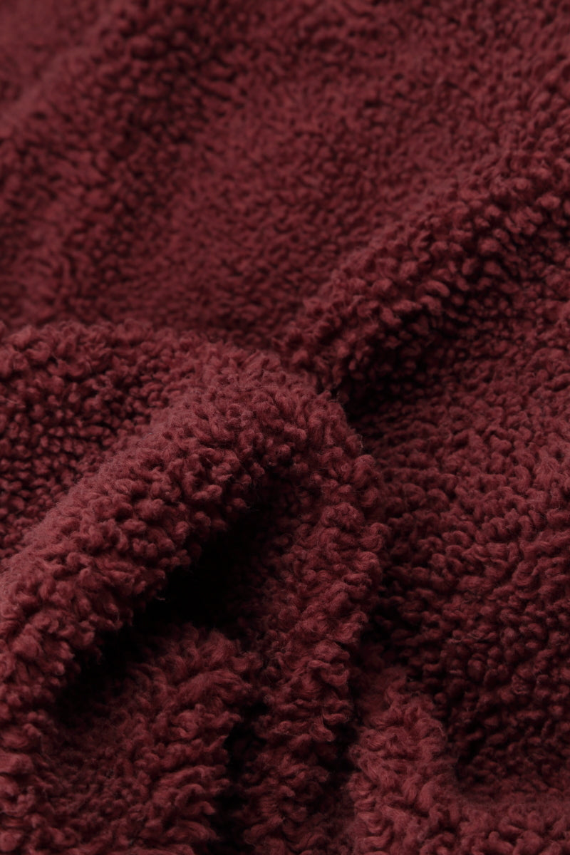 Soft Merlot Teddy Cotton Bag 4