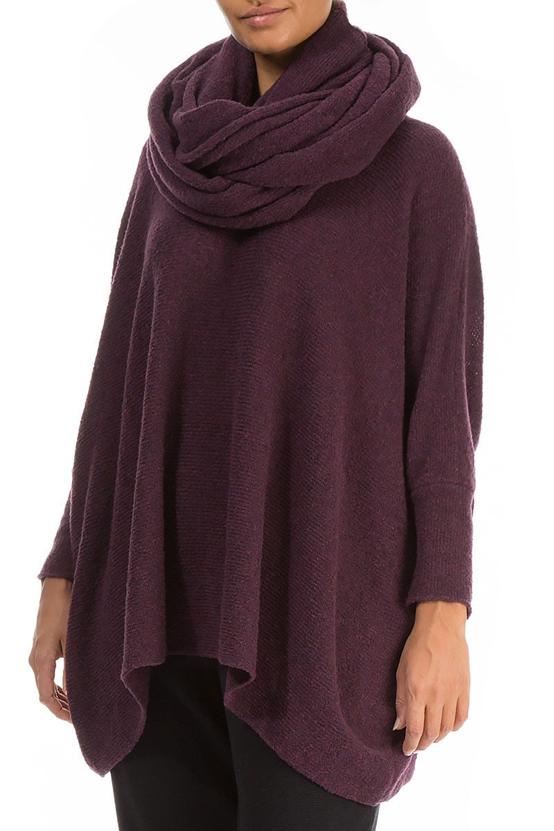 Mulberry Wool Infinity Scarf 3