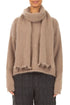 Soft Taupe Angora Scarf 1