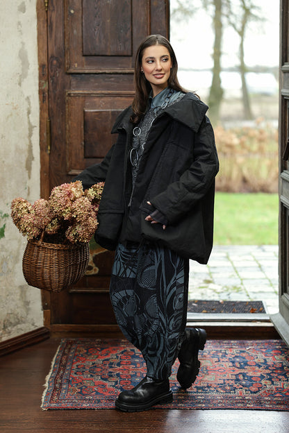 Softly Tailored Slate Silk Shirt