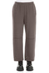Straight Forest Brown Cotton Trousers 1