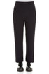 Straight Graphite Blue Viscose Trousers 1