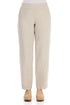 Straight Leg Natural Linen Trousers 1