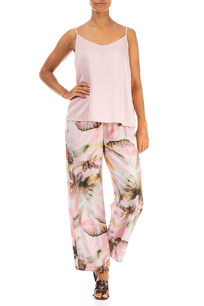 Straight Oasis Silk Bamboo Trousers 4